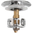 thumbnail image 1 of Metal Tub Drain Hair Catcher Pop Up Bathtub Shower Drain Hair Catcher Sink, 1 of 3