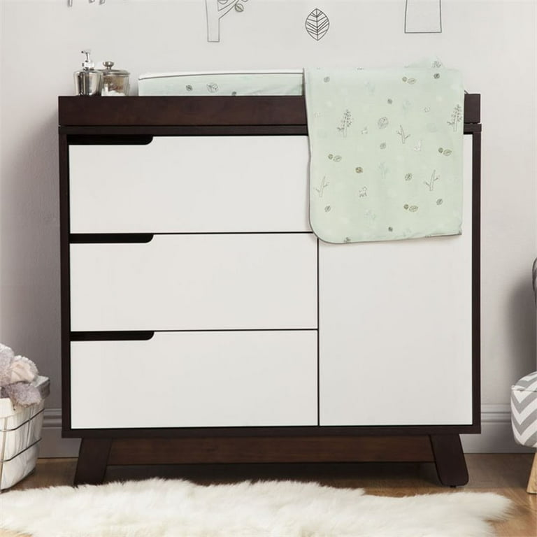 Espresso changing table dresser clearance