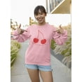 thumbnail image 2 of Cherry Blossom Sweet Life Sweatshirt Women -Image by Shutterstock, Female 3X-Large, 2 of 4