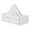 White, variant on Set of 6, Cloth Napkins, 43*43cm, Washable Dinner Napkins for Restaurant, Wedding and Holiday, Reusable Napkins - Black
