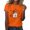 Orange, variant on WHEANG Womens Tops Cute Pumpkin Ghost Skull Pattern T Shirt Crew Neck Short Sleeve Tops Halloween Graphic Print Summer Tops Breathable Holiday Going Out Tops for Women Size L White