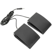 Hytrove 1 Pair Foot Pedal for Electric Drums High Sensitivity Continuous Sound 9X6.5X3cm ABS