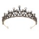 thumbnail image 1 of Tocado de la corona de la corona de la corona de 1pc Tocado de la novia de la novia Diadema de la corona (negro), 1 of 5