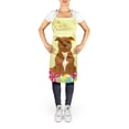 thumbnail image 2 of Carolines Treasures BB6047APRON Easter Eggs Staffordshire Bull Terrier Brown Apron Large multicolor, 2 of 4