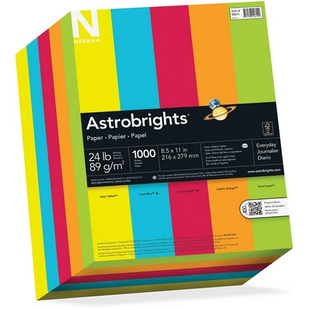 Astrobrights Everyday Colored Paper, Pack of 250, Natural - Walmart.com