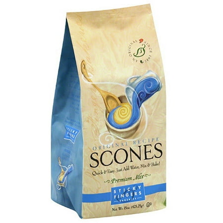 Simply Scones - Sticky Fingers Bakeries Original Recipe Scones Mix, 15 oz, (Pack of 6)