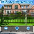 thumbnail image 3 of ALEKO 4-Panel Steel Fence Kit Kyiv Style 8 x 5 ft. Each, 3 of 3