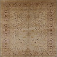 thumbnail image 1 of Ahgly Company Machine Washable Indoor Square Industrial Modern Light Brown Area Rugs, 7' Square, 1 of 7