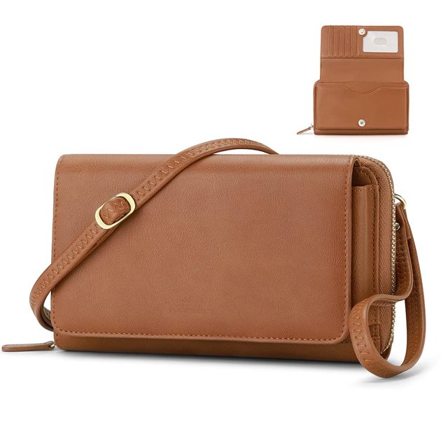 Bolso bandolera RONSIN para mujer con tarjeta RFID, teléfono y cartera