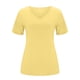 thumbnail image 3 of MKLEKYY Playeras Algodon Mujer Camisetas De Verano Para Mujer, Camisetas De Manga Corta Estampadas, Blusas Informales De Trabajo Con Cuello Redondo Y Botones. Talla XXL, 3 of 3
