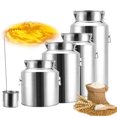 thumbnail image 2 of 88L Stainless Steel Wine Beer Barrel Drum Storage Oil Rice Tank With Handle, 2 of 4