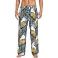thumbnail image 2 of Lsque Cartoon Squirrel on Branch Print Men's Pajama Pants, Lounge Pant - Comfortable Home Wear,Elastic Waistband, Stylish Design-Large, 2 of 9