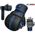 thumbnail image 3 of RDX MMA Gloves Grappling Sparring, Open Palm Martial Arts Mitts, Maya Hide Leather KARA Cage Fighting Gloves, Combat Sports Training, Muay Thai, Punching Bag and Kickboxing, 3 of 3
