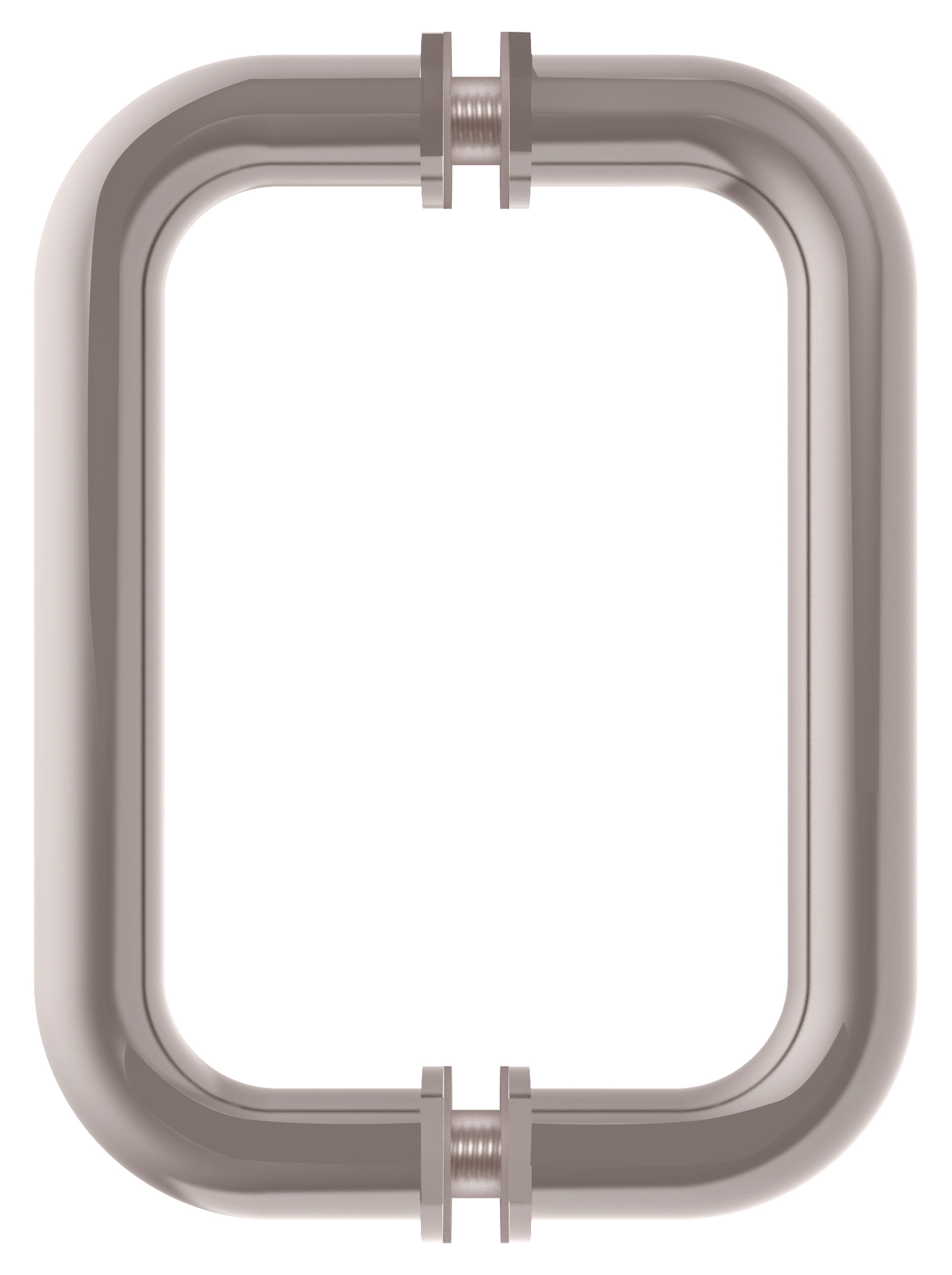 Crl Bm6x6pn Polished Nickel 6 Bm Series Tubular Back To Back Pull Handle Walmart Com Walmart Com