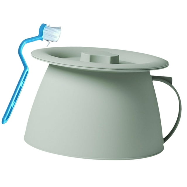lionlar Home Spittoon Comfortable Handle Potty Urine Bucket for Home Adults Children Green