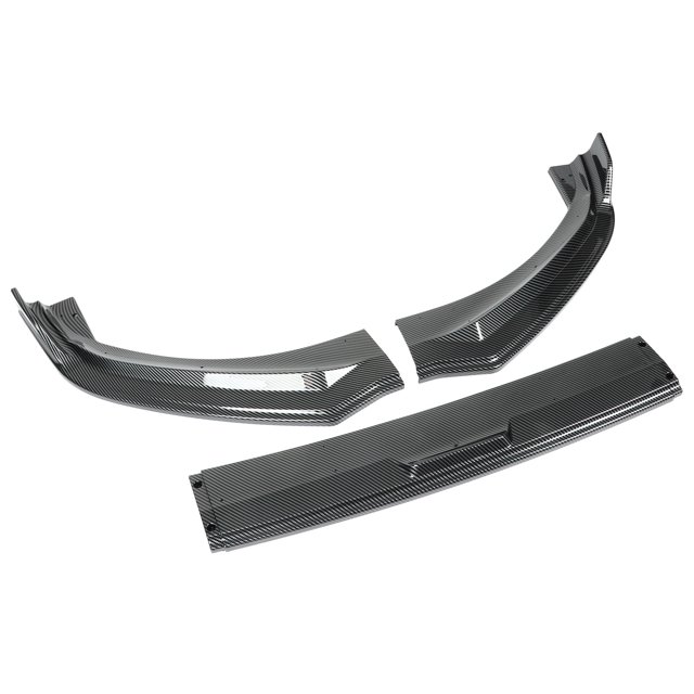 Front Bumper Lip Kit, Temperature Resistant Lower Bumper Spoiler Carbon Fiber Style For Car