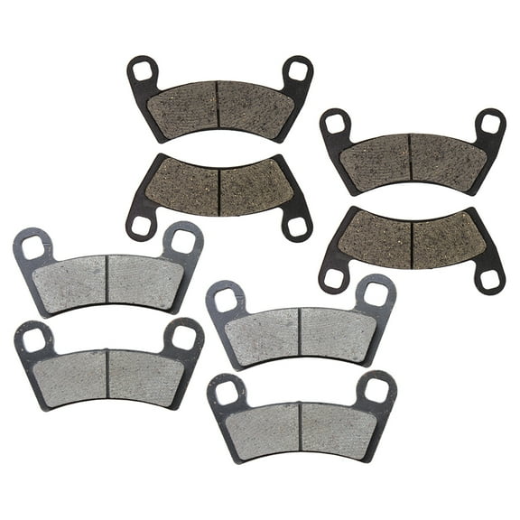 Niche Front and Rear Semi-Metallic Brake Pads Set for Polaris RZR 4 900 UTV MK1001317