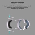 thumbnail image 4 of Serre-Tête Compatible avec Meta Quest3 Casque VR 5000mAh Rechargeable 360 Serre-Tête Réglable 180 Accessoires VR pour un Port Confortable, 4 of 7