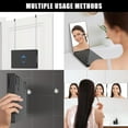thumbnail image 3 of OLIBUY 3 Way Mirror with LED for Self Hair Cutting, Rechargeable 360 Tri-fold Mirror for Hair Styling and Makeup with LED and Adjustable Telescoping Hooks, 3 of 7