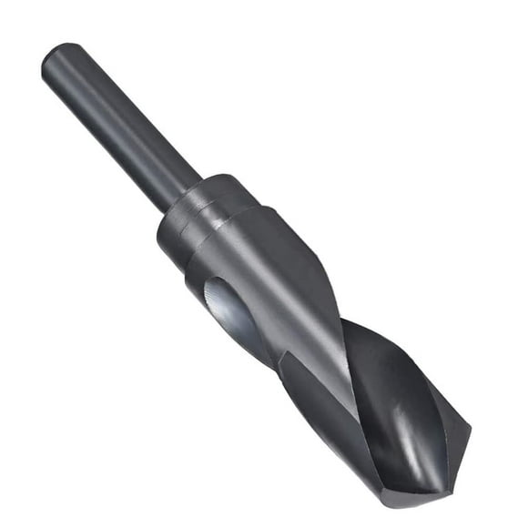 Utoolmart 28.5mm Reduced Shank Drill Bit HSS 6542 Black Oxide with 1/2 Inch Straight Shank 1pcs