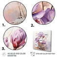 thumbnail image 3 of Designart "Zen Crocus Blossoms in Purple II" Food & Beverage Framed Wall Art Decor - Traditional Purple Fruits Hallway Framed Wall Art Decor, 3 of 6