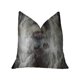 thumbnail image 1 of Almohada de lujo hecha a mano Plutus Dusty Ash Grey Charcoal Doble cara 20 x 36 King, 1 of 2