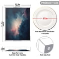 thumbnail image 3 of WOBOGO Acrylic Serving Trays 15.7x11.8 Inch Spill Proof Clear Decorative Organizer with Handle Clouds Dense Sky, 3 of 7