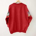thumbnail image 4 of KHONTS Women's Christmas Sweatshirt Crew Neck Cute Festive Print Pullover Long Sleeve Graphic Tops R XXL, 4 of 4