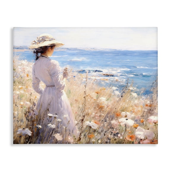 Stupell Industries Traditional Classic Woman by Shore Canvas Art, 20 x 16, by RB