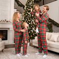 thumbnail image 5 of NIPAXO Family Matching Christmas Pajamas Set Long Sleeve Button-Down Holiday Sleepwear Classic Tartan Plaid Lounge Set for Dad Mom Kids, 5 of 10