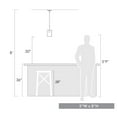 thumbnail image 6 of Golden Lighting Wesson 1-light Pendant in Matte Black, 6 of 6