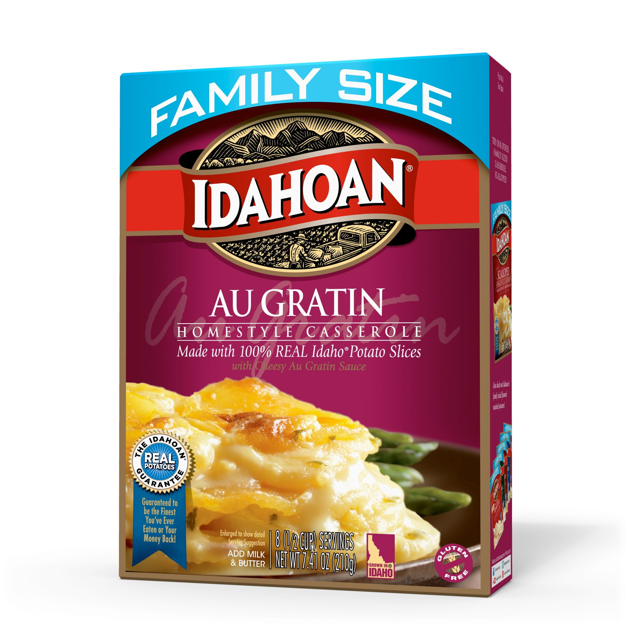 (2 pack) Idahoan Au Gratin Homestyle Casserole Family Size, 7.34 oz