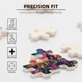thumbnail image 6 of 500 pcs 500 Piece Wooden Puzzles Paris Slogan conurbation,Challenging Brain Exercise,Vintage Paris Stress relieving puzzle 500 Piece,for Puzzle Lovers Gifts,Creative Activity Hobbies for Adults, 6 of 6