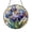 Acrylic 3.5 Inch, variant on Iris Bloom Stained Glass Window Hanging, Purple Floral Suncatcher Decor, Garden Art Ornament, Decorative Glass Panel for Home, Thoughtful Gift for Mom or Wife