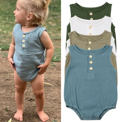 unisex summer baby clothes