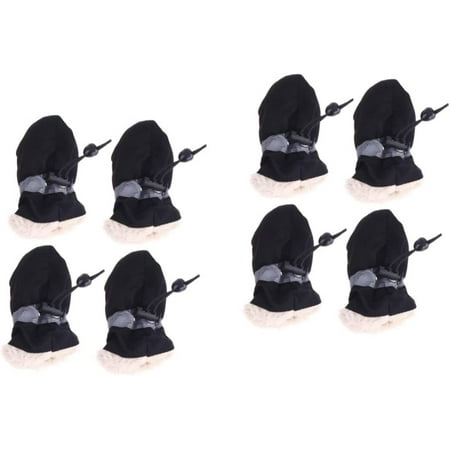 8 Pcs Botas para Dog Booties for Winter Small Dog Boots Paw Protector Sole Pet Shoes Medium Dog Protective Case Warm Boots Boots for Dogs Dog Shoes Shoes for Dogs
