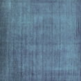 thumbnail image 1 of Ahgly Company Indoor Square Oriental Turquoise Blue Industrial Area Rugs, 6' Square, 1 of 4