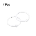 thumbnail image 3 of Anillos de encuadernación de hojas sueltas Uxcell, anillo de libro de metal de 30mm/ 1.18", blanco, paquete de 4, 3 of 5