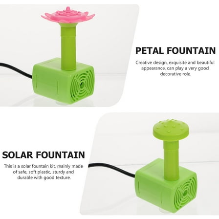 HOMEMAXS  Water Fountain Outdoor Garden Solar Powered Fountains Pump Mini Baby