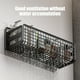thumbnail image 5 of Cesta Organizadora De Pared De Metal, Estante Rústico Para Cocina, Organizador De Baño Para Artículos De Tocador Y Especias, Color Negro, 5 of 7