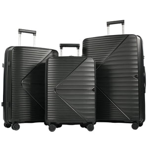 Smicure 3-Piece Hardside Luggage Set with Spinner Wheels