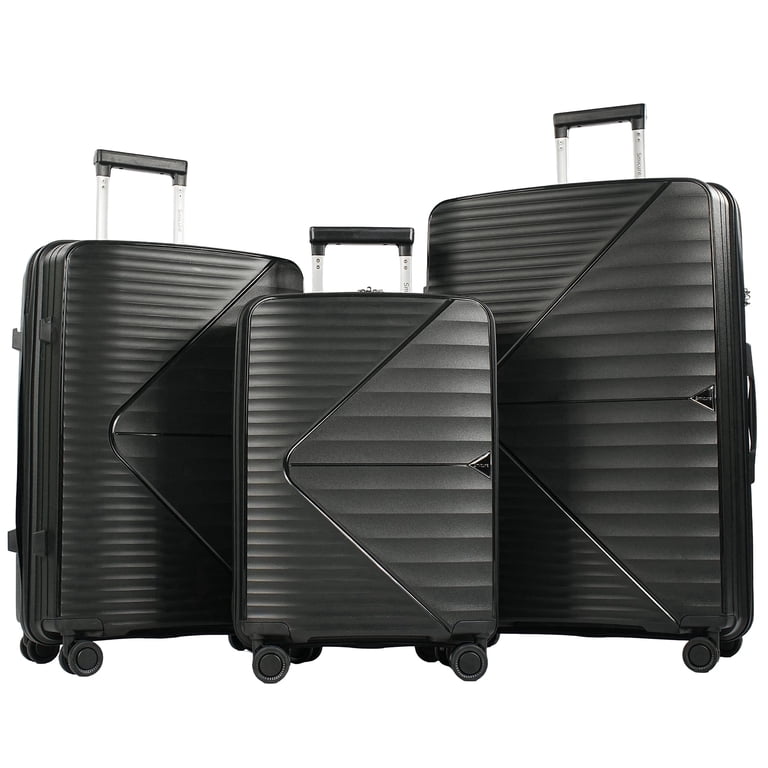 Smicure 3-Piece Hardside Luggage Set with Spinner Wheels photo 1