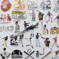 thumbnail image 4 of 50Pcs Funny Baseball Stickers Baseball Helmet Decals Softball Batting Sticker for Window Hard Hat Bike, 4 of 5