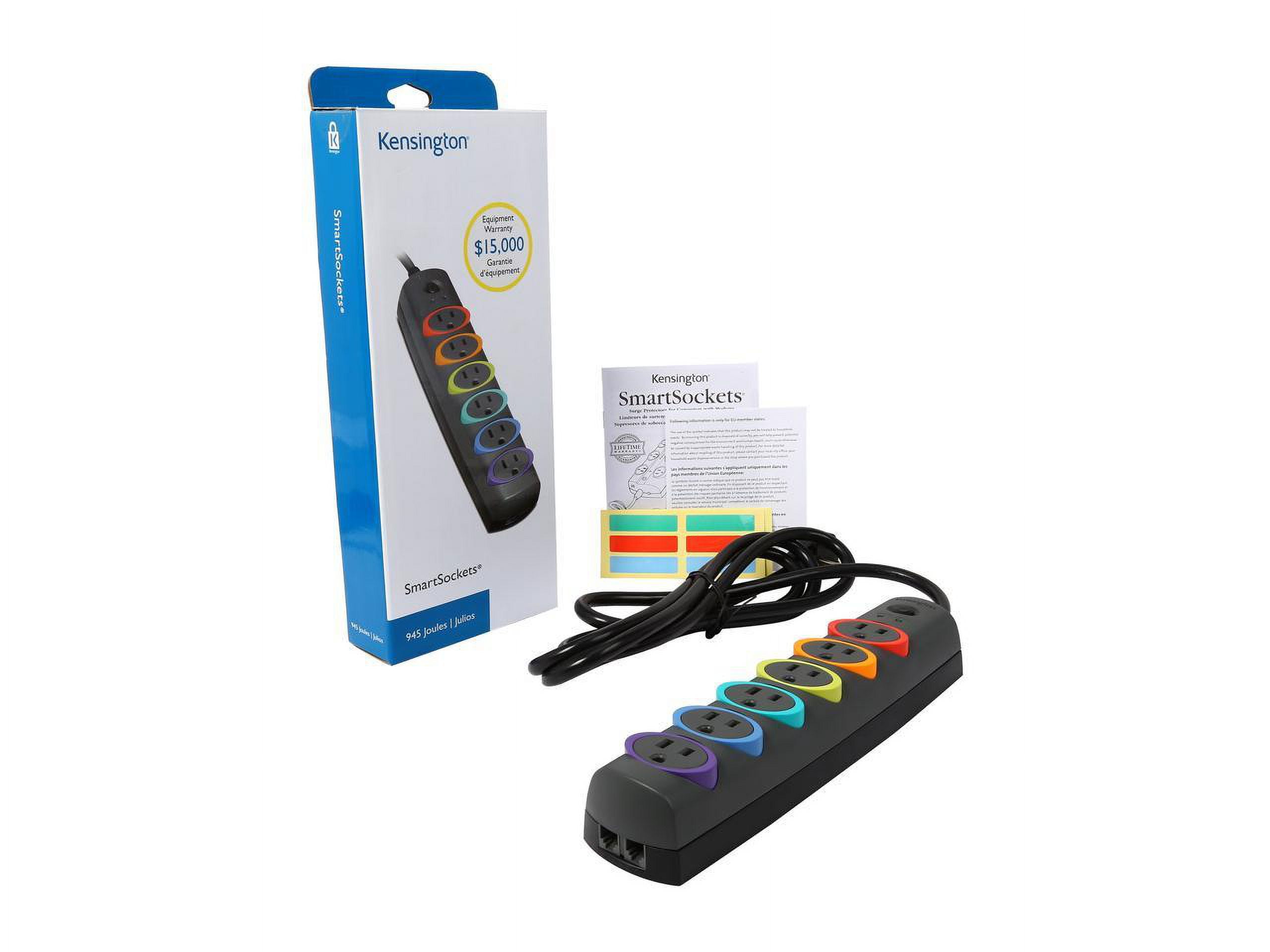 Kensington SmartSockets Standard Surge Protector