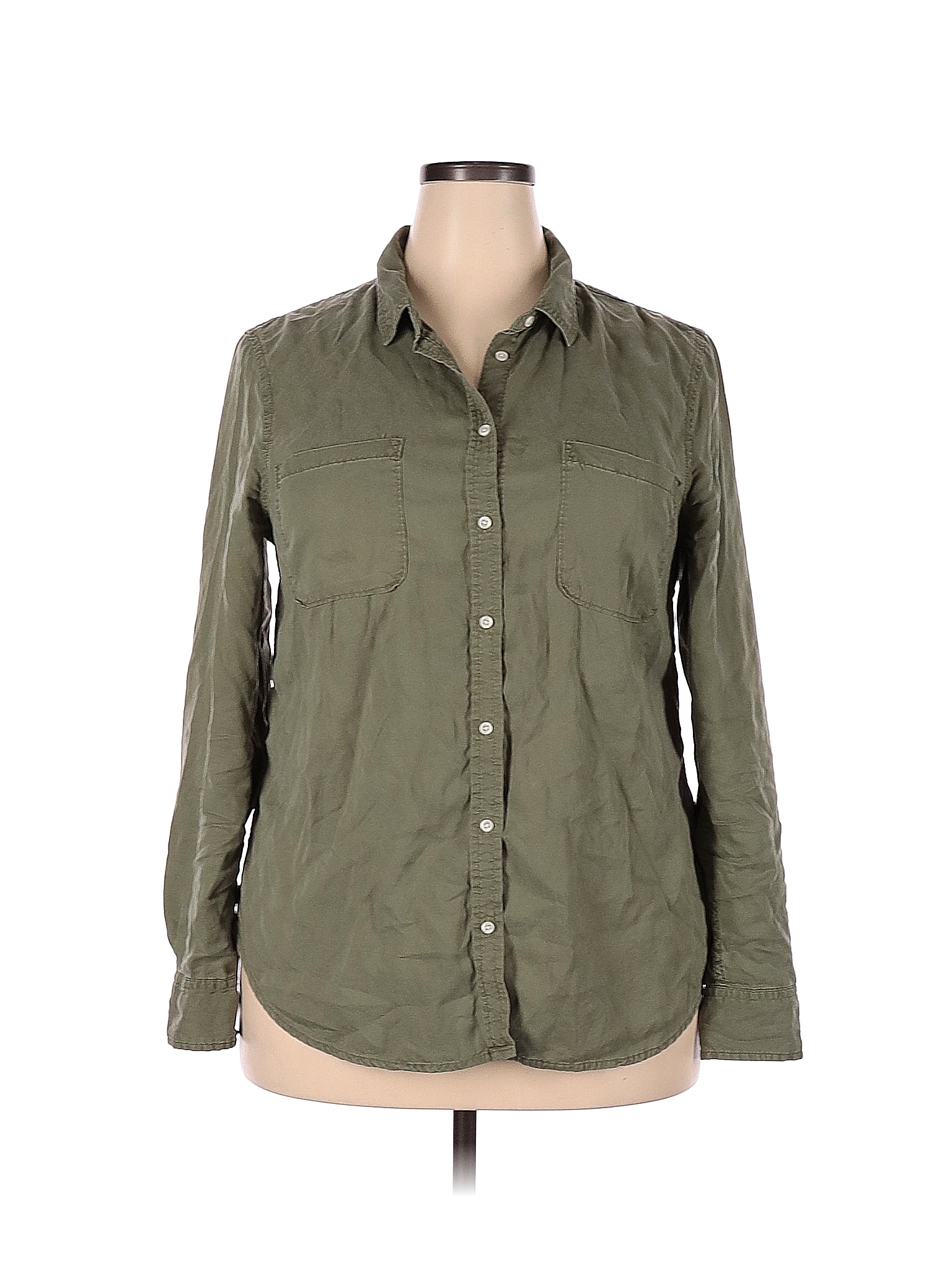 XXL Long Sleeve Button-Down Shirt 