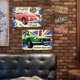 thumbnail image 5 of Placa Metal Vintage para Coche Pintura Hierro Rectangular Bar El Art30x40cm 2 Uds., 5 of 9