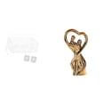 thumbnail image 1 of Escultura De Aniversario Para Amantes, Regalo Para Novia, Familia, Pareja Masculina, Figura, Estatua, Recuerdo, Adorno Para El Día De San Valentín., 1 of 8