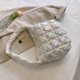 thumbnail image 1 of Bolsa de viaje para mujer, bolsa acolchada de algodón acolchado informal, bolsas para axilas para mujer (blanco) Tmvgtek Para Estrenar, 1 of 9