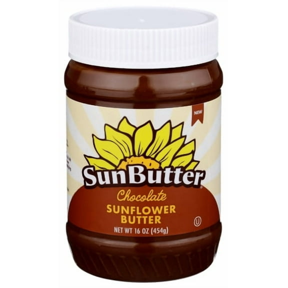 SunButter Natural Chocolate Butter 16 oz (Pack of 6)