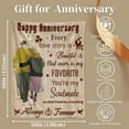 thumbnail image 2 of Gifts for Him Her Wife Husband Men,Wedding Anniversary Blanket Gifts,Happy Anniversary Marriage Gifts Anniversary Decorations Blanket for Couple Dad Mom Girlfriend Boyfriend 50"x60", 2 of 6